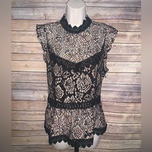 Haute Monde Lace Blouse - Size Large